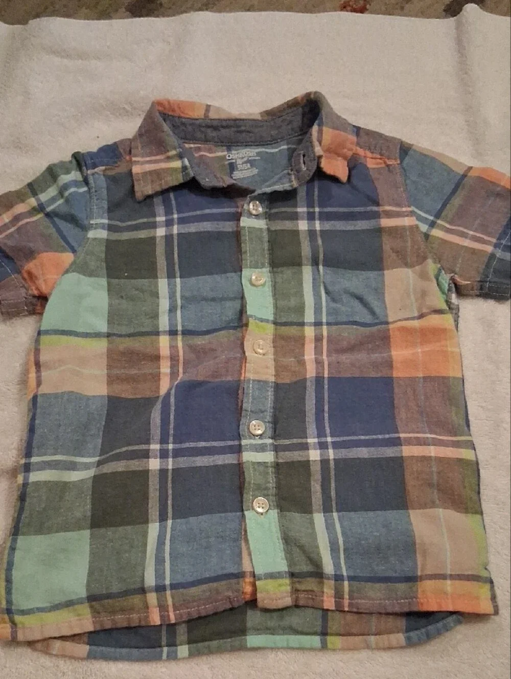 Osh-Kosh Size 5 Short-Sleeve Button-Up Bundle